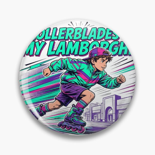 Item preview, My Rollerblades Were My Lamborghini Funny Gen X T-Shirt designed and sold by Hearth & Hue.