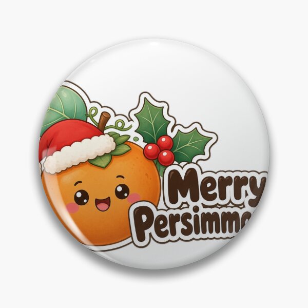 Item preview, Persimmon Christmas Merry Persimmon-mas Gift designed and sold by Soft Merch.
