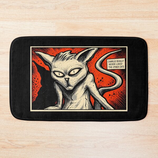 Item preview, Charlie Really Never Liked The Other Cats Illustration designed and sold by lcnsdjstrtrystd.