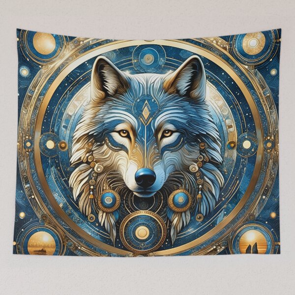 Item preview, Mystic Wolf Mandala Art - Woven Traditions Vol (2) designed and sold by JJArtCreations.