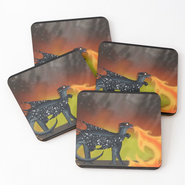 Item preview, Night Fury Dragon Breathing Fire Illustration designed and sold by Fibi-studio.