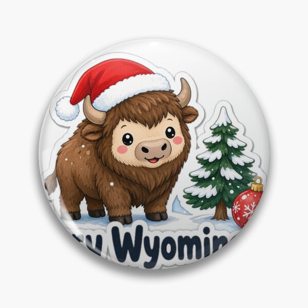 Item preview, Wyoming Christmas Merry Wyoming-mas Gift designed and sold by Soft Merch.