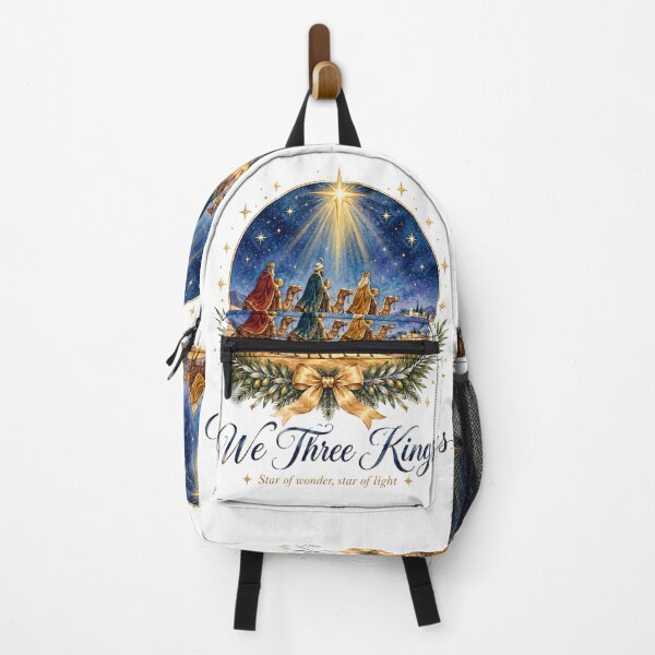 Item preview, We Three Kings Watercolor Wise Men Following the Star of Bethlehem designed and sold by Panom Suavichien.
