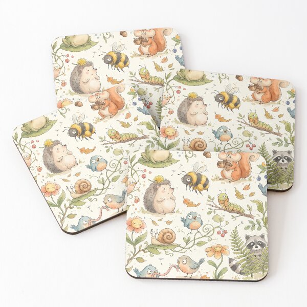 Item preview, Funny Forest Critters Garden Nature designed and sold by naragon4289.