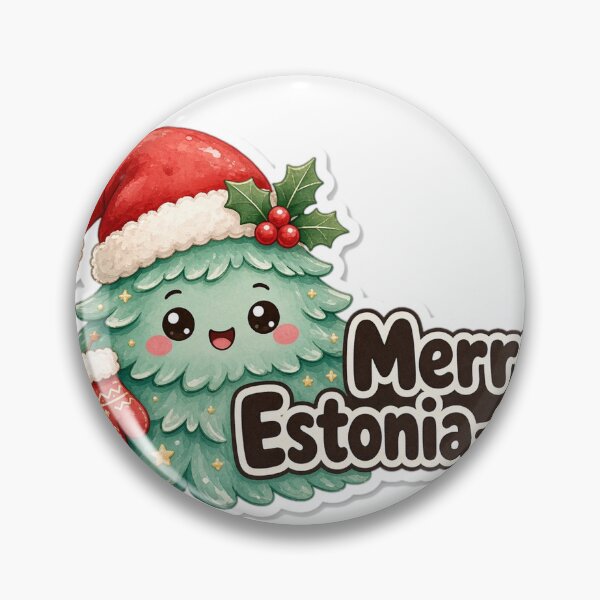 Item preview, Estonian Christmas Merry Estonia-mas Gift designed and sold by Soft Merch.