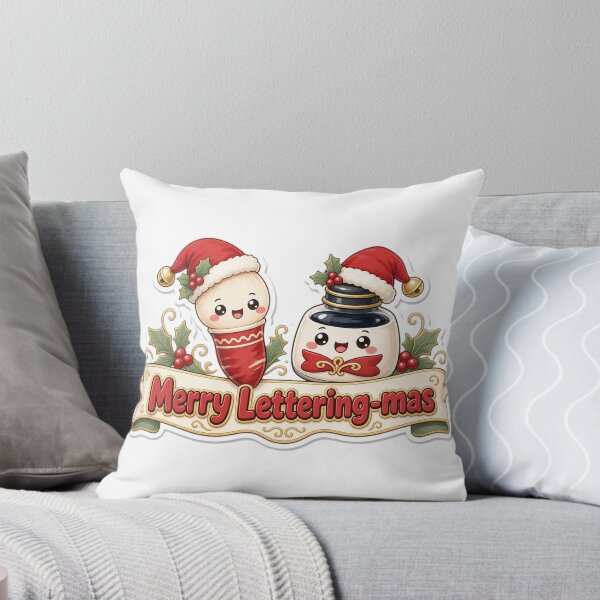 Item preview, Lettering Christmas Merry Lettering-mas Gift designed and sold by Soft Merch.