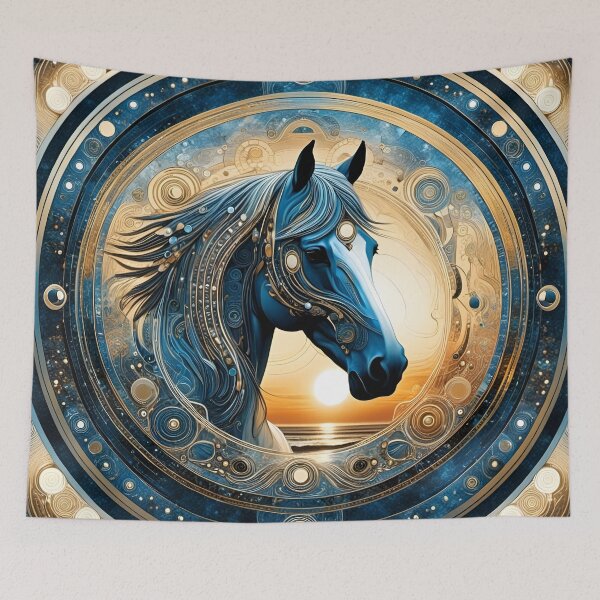 Item preview, Spirit Horse Mandala Art - Woven Traditions Vol (2) designed and sold by JJArtCreations.