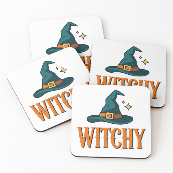 Item preview, Vintage Witchy Witch Hat Halloween Typography designed and sold by CosyCush.