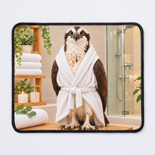 Item preview, Cozy Bathrobe Western Osprey designed and sold by Sillytoe.