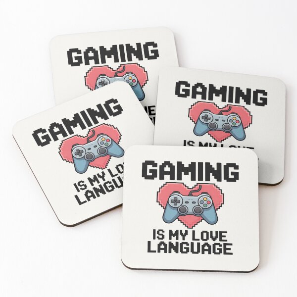 Item preview, Gaming Is My Love Language – Retro Gamer Quote designed and sold by Jollys-ArtShop.