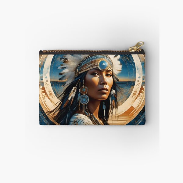 Item preview, Native American Woman Mandala Art - Woven Traditions Vol (2) designed and sold by JJArtCreations.