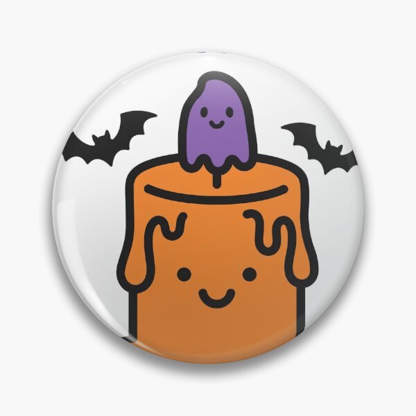 Item preview, Lit For Spooky Season Cute Candle Halloween Tee designed and sold by A Light Worker.