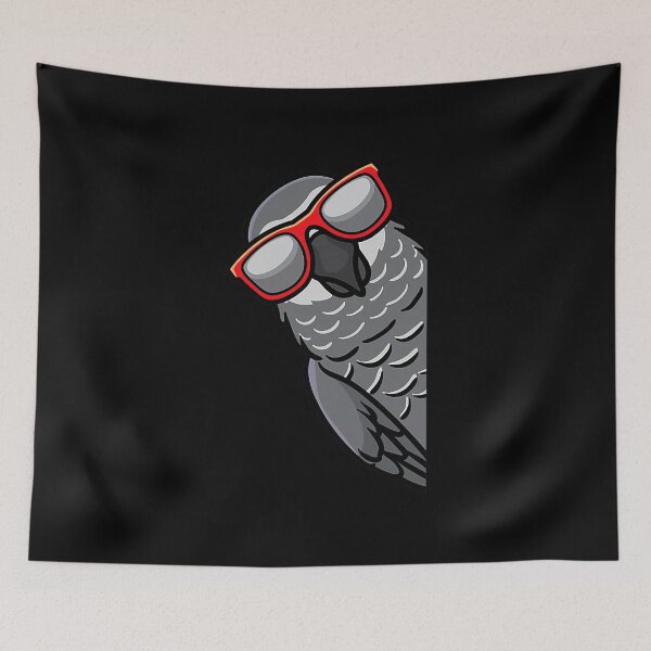 Item preview, African Grey Parrot Psittacus Bird (14) designed and sold by LevernePrickles.