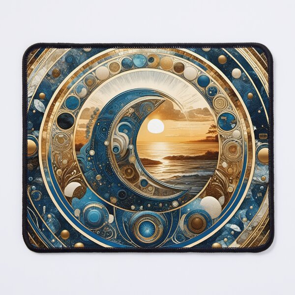 Item preview, Crescent Moon & Sun Mandala Art - Woven Traditions Vol (2) designed and sold by JJArtCreations.