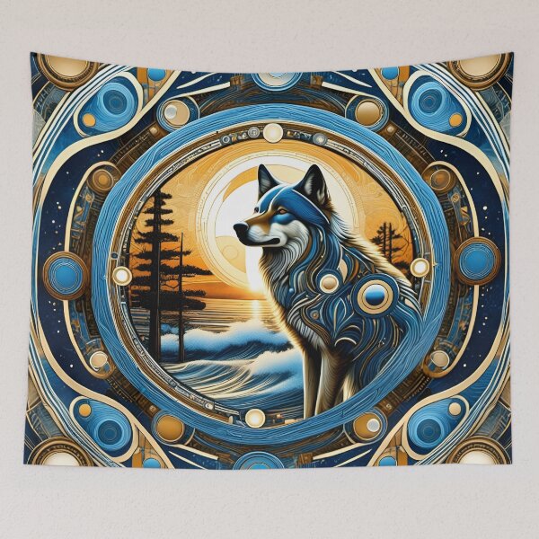 Item preview, Mystic Wolf Mandala Art - Woven Traditions Vol (3) designed and sold by JJArtCreations.
