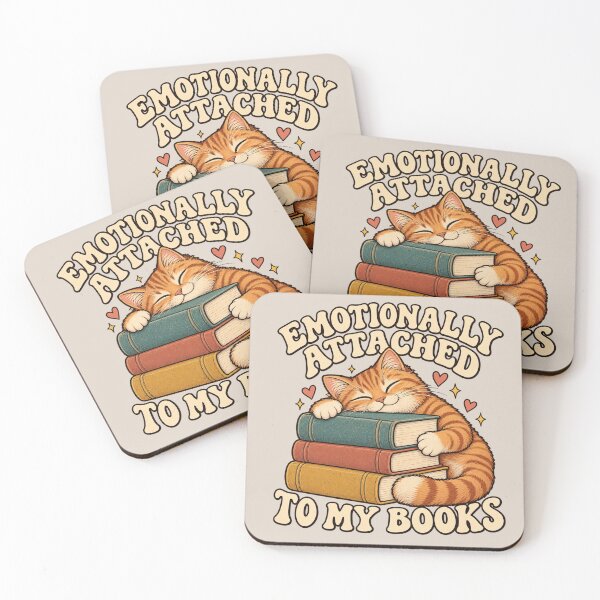 Item preview, Emotionally attached to my books designed and sold by MoodleDoon.