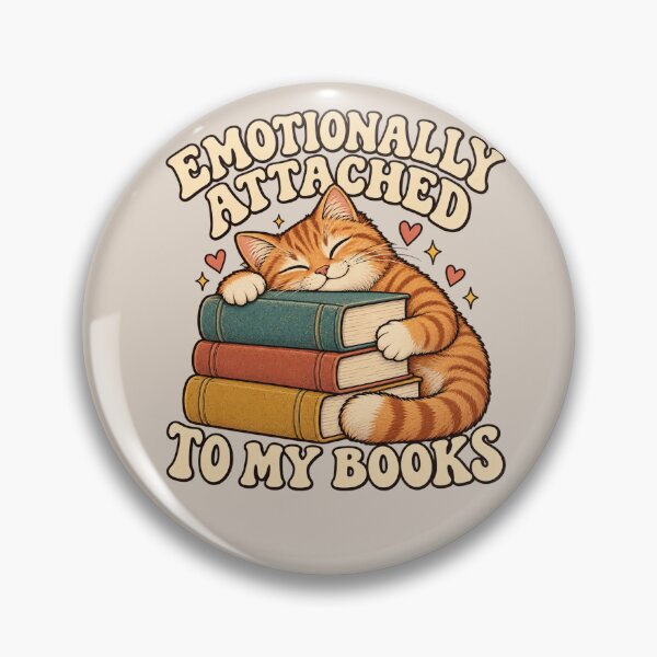Item preview, Emotionally attached to my books designed and sold by MoodleDoon.
