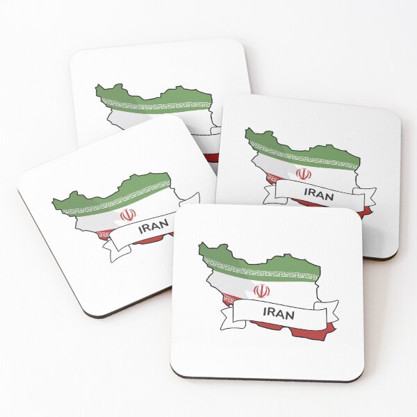 Item preview, Iran Map and Flag Silhouette Graphic designed and sold by Travel.Art.