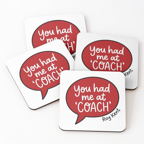 Item preview, You Had Me at Coach Roy Kent Red Speech Bubble Soccer TV Quote Fan designed and sold by raedattia.