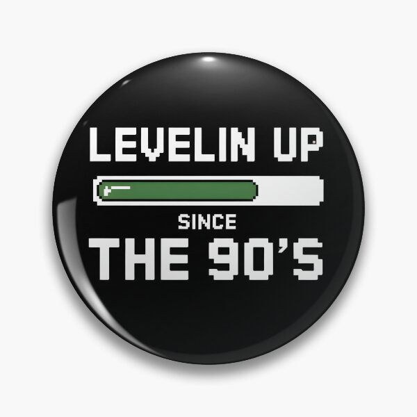 Item preview, Leveling Up Since the 90s – Retro Gamer Quote designed and sold by Jollys-ArtShop.