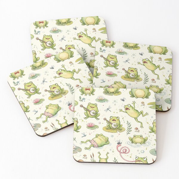 Item preview, Funny Frogs Pond Life Cute designed and sold by naragon4289.