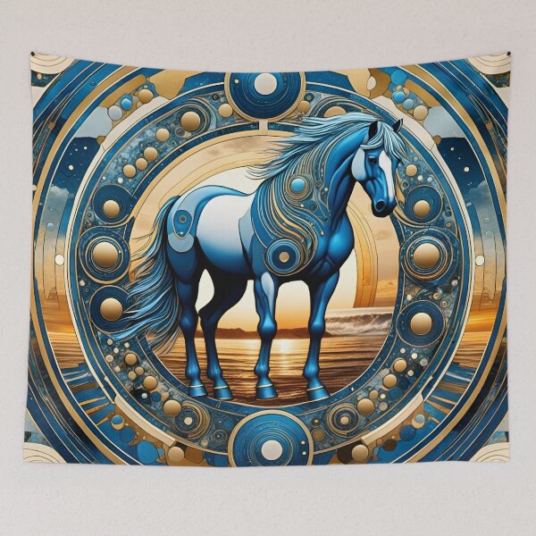 Item preview, Spirit Horse Mandala Art - Woven Traditions Vol (3) designed and sold by JJArtCreations.