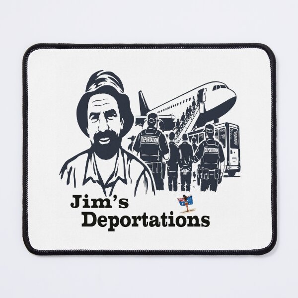 Item preview, Jim’s Deportations – Australian Political Satire designed and sold by Huskyyy Designs.