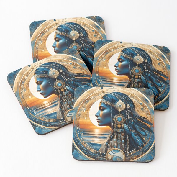 Item preview, Native American Woman Mandala Art - Woven Traditions Vol (3) designed and sold by JJArtCreations.