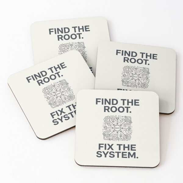 Item preview, Find the Root Fix the System Industrial Engineering designed and sold by Amr Darwish Graphic designer.