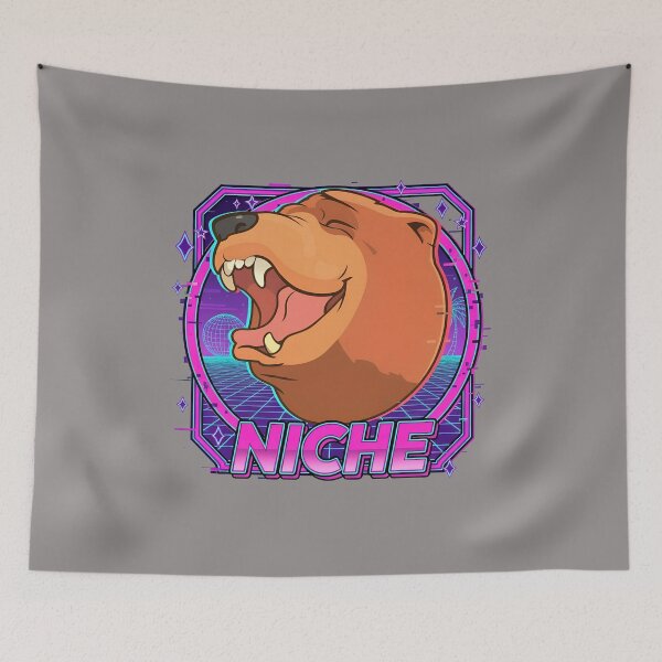 Item preview, Roaring Bear Head Star Emblem Graphic-61 designed and sold by MarcelGislasonf.