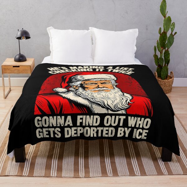 Item preview, Funny Political Santa Xmas Graphic designed and sold by Wild-Misfits.