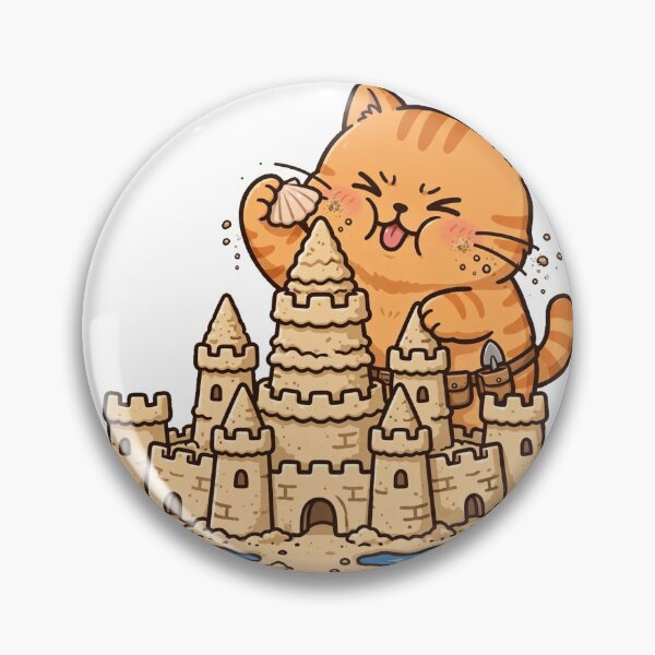 Item preview, Sandcastle Cat Beach Architect designed and sold by Dlvznbm.