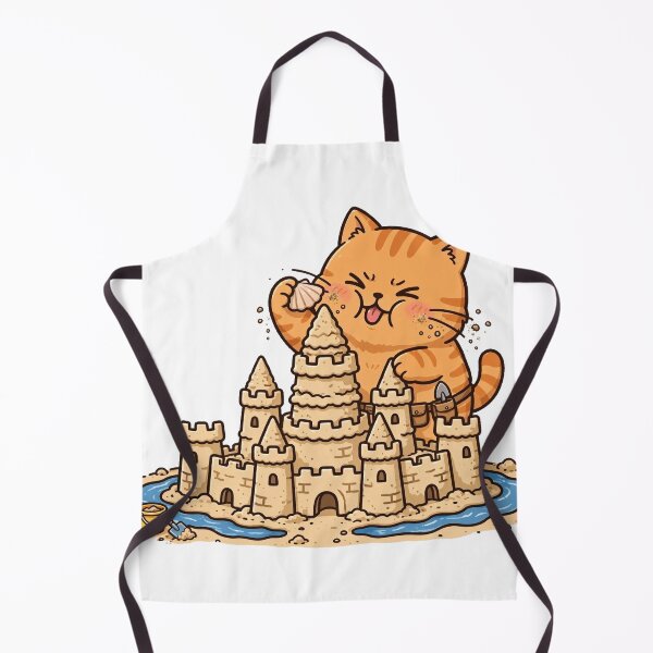 Item preview, Sandcastle Cat Beach Architect designed and sold by Dlvznbm.