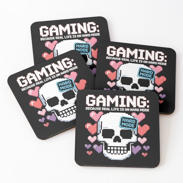 Item preview, Gaming Hard Mode – Funny Gamer Quote designed and sold by Jollys-ArtShop.
