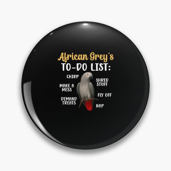 Item preview, African Grey Parrot Psittacus Bird (16) designed and sold by DistortedDemon.