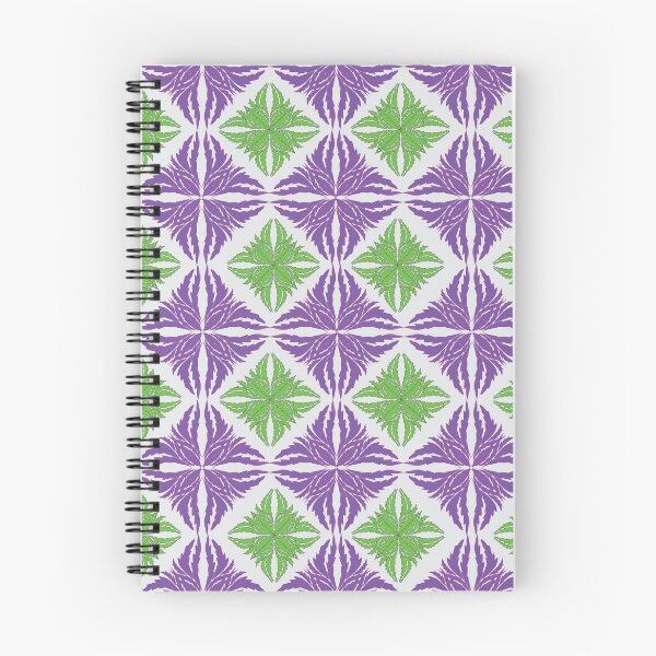 Item preview, Green and Purple Ornamental Floral Geometric Seamless Pattern designed and sold by Jojoystudio.