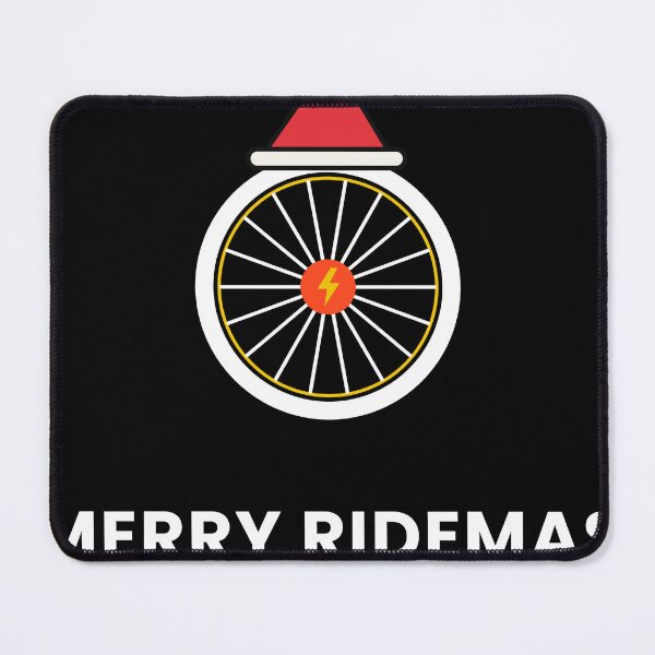 Item preview, Merry Ridemas - Biker Dad Christmas Motorcycle Wheel Santa Hat designed and sold by MAC Studio Wear.