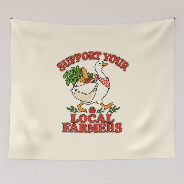 Item preview, Support your local farmers designed and sold by MoodleDoon.