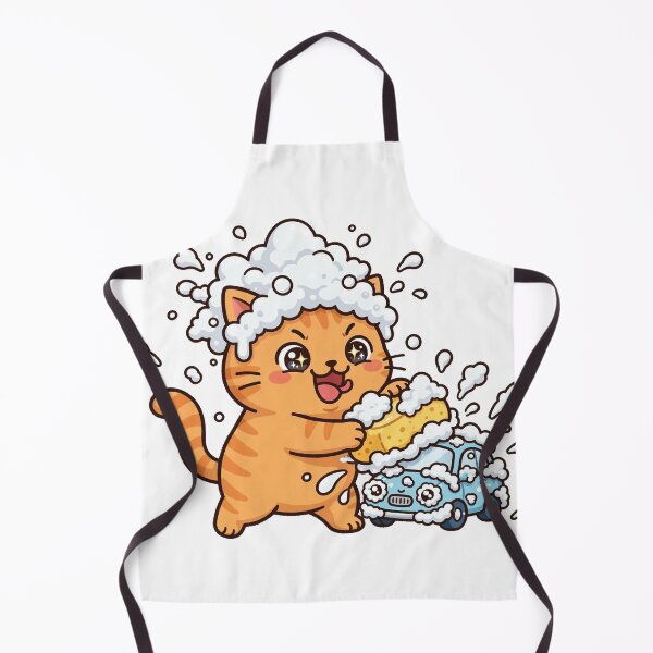Item preview, Car Wash Cat Sudsy Scrubber designed and sold by Dlvznbm.