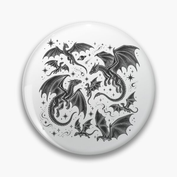 Item preview, Celestial Flight of Dragons Cosmic Starry designed and sold by Manti1Mandala.
