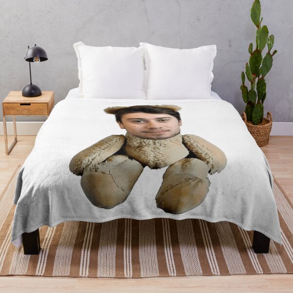 Item preview, Quinn Hughes Huggy Bear Hockey Meme designed and sold by WildsPodcast.