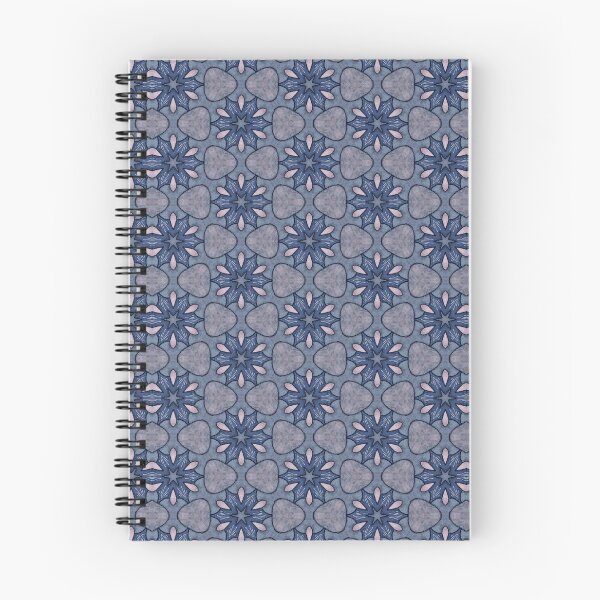 Item preview, Slate Blue Deep Indigo Soft Lilac Starburst Hexagonal Triquetra Mosaic Mandala - Duvet Cover designed and sold by ArithraStudio.