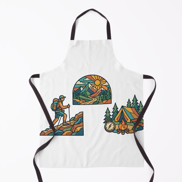 Item preview, hiking ideas — Bold mosaic illustration Artwork designed and sold by DigitalGraphic1.