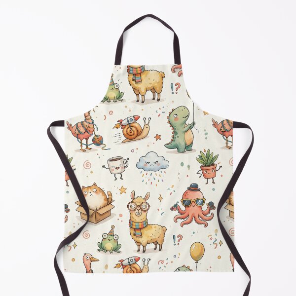 Item preview, Funny Quirky Animals Doodle designed and sold by naragon4289.