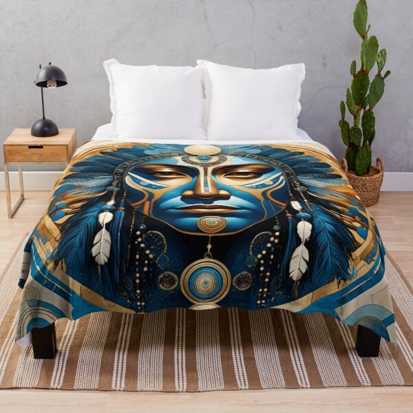 Item preview, Native American Man Mandala Art - Woven Traditions Vol (4) designed and sold by JJArtCreations.