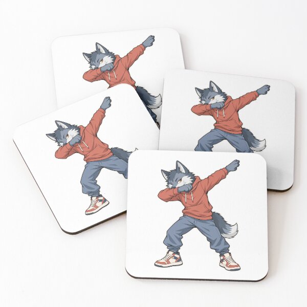 Item preview,  Dabbing Wolf – Funny Animal Dance Meme designed and sold by the-dovlat.