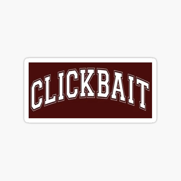 CLICKBAIT MERCH DAVID DOBRIK Sticker