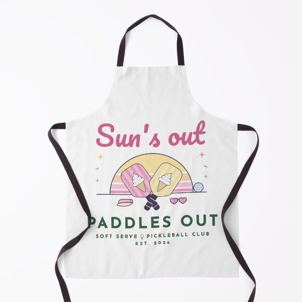 Item preview, Sun’s Out Paddles Out – Cute Pastel Pickleball Sunset designed and sold by IsleAmore.