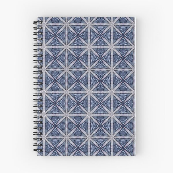 Item preview, Deep Indigo Slate Blue Soft Lilac Octagonal Starburst Geometric Mosaic Mandala - Duvet Cover designed and sold by ArithraStudio.