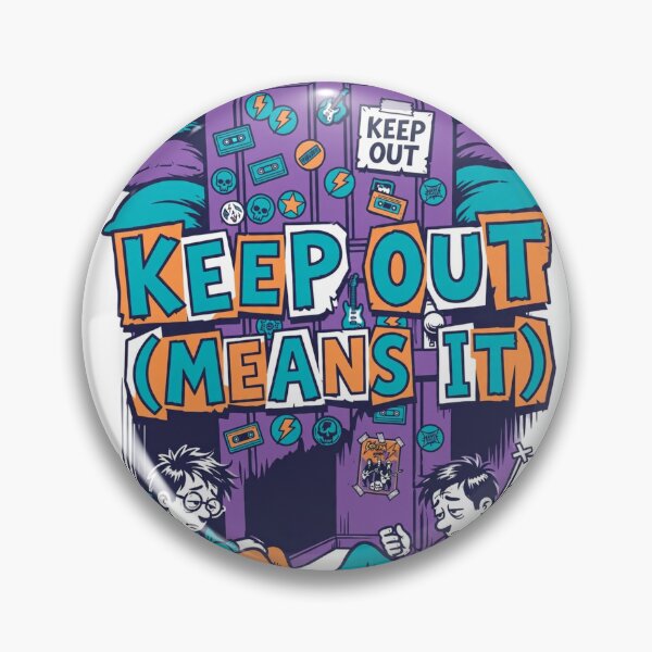 Item preview, Keep Out (Means It) Funny Gen X T-Shirt designed and sold by Hearth & Hue.